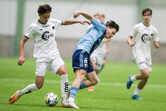 Vikings Elias Dahman och Djurgårdens Mille Selander