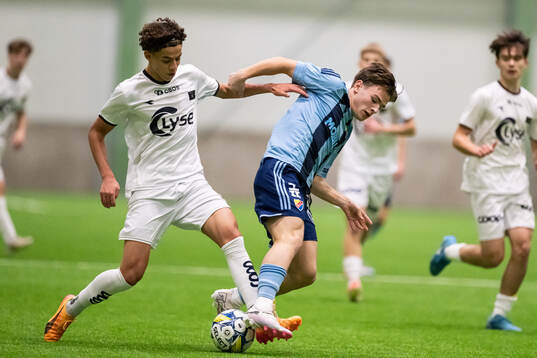 Vikings Elias Dahman och Djurgårdens Mille Selander