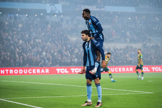 Djurgårdens Deniz Hummet jublar