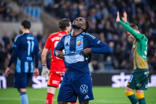 Djurgårdens Tokmac Nguen deppar