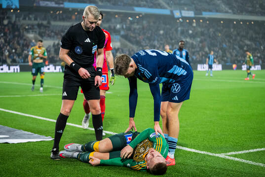 IFK Norrköpings Dino Salihovic har ont