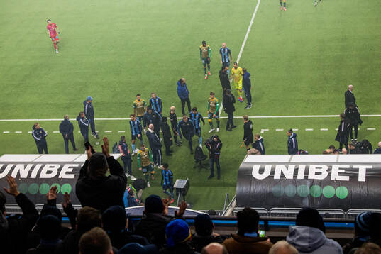 Djurgårdens och IFK Norrköpings spelare