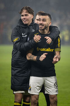 AIKs Onni Valakari och Ioannis Pittas
