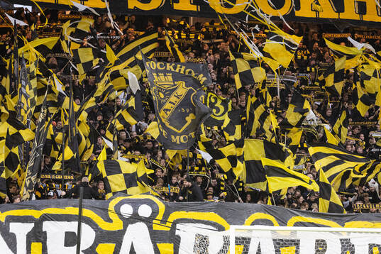 under fotbollsmatchen i Allsvenskan mellan AIK och Halmstad