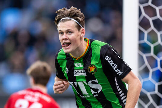 GAIS Axel Henriksson jublar