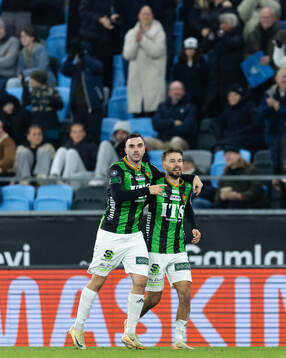 GAIS Edvin Becirovic jublar ihop med Egzon Binaku