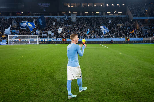 Malmö FFs Anders Christiansen jublar