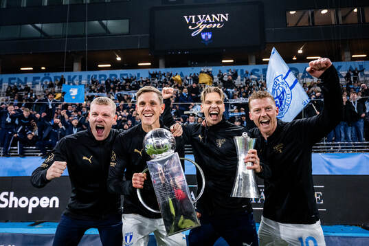 Malmö FFs Sebastian Jörgensen, Søren Rieks, Jens Stryger