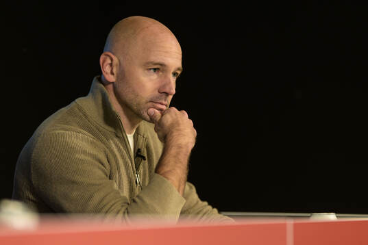 Kalmars tränare Stefan Larsson deppar