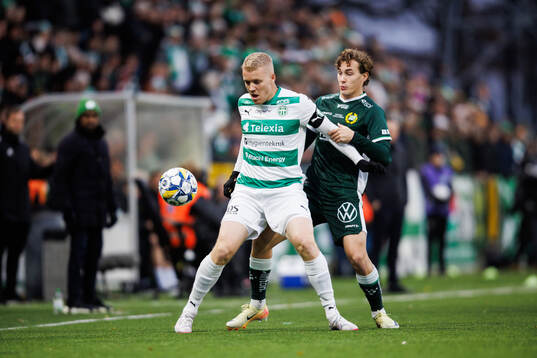 Västerås Simon Johansson och Hammarbys Hampus Skoglund