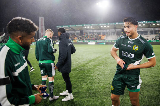 Hammarbys Tesfaldet Tekie och Jusef Erabi