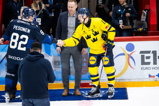 Harri Pesonen of Finland and Max Friberg of Sweden