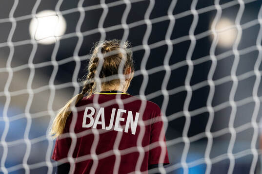 The back of a player of Hammarby