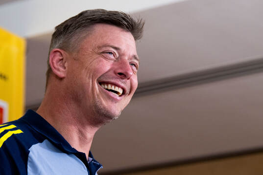 Head coach Jon Dahl Tomasson of the Swedish men's national