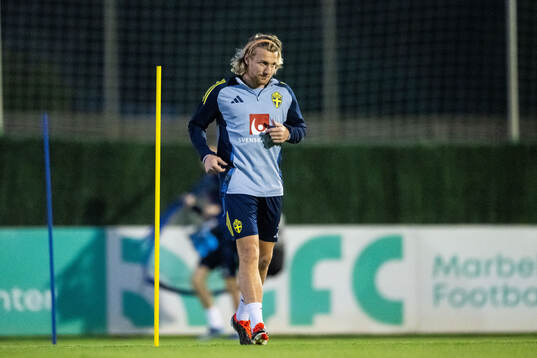 Emil Forsberg of the Swedish men's football national team