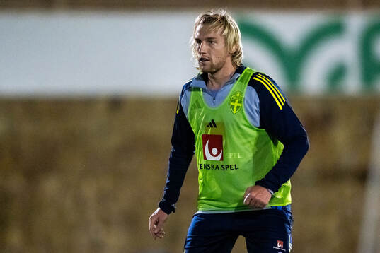 Emil Forsberg of the Swedish men's football national team