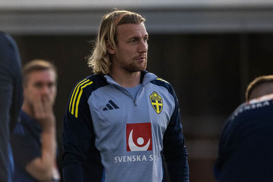 Emil Forsberg of the Swedish men's football national team