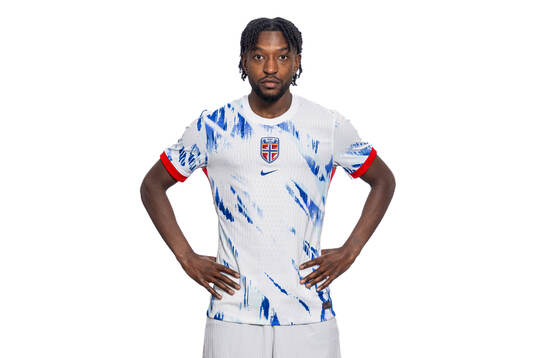 Warren Kamanzi of the Norwegian national football team