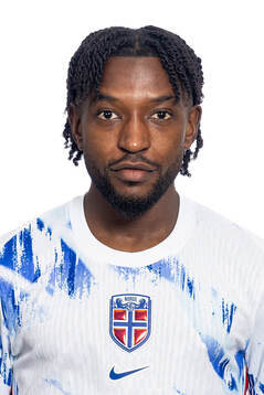 Warren Kamanzi of the Norwegian national football team