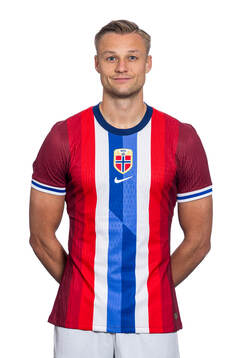 Stian Gregersen of the Norwegian national football team