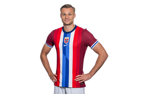 Stian Gregersen of the Norwegian national football team