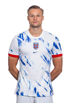 Stian Gregersen of the Norwegian national football team