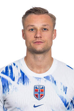Stian Gregersen of the Norwegian national football team