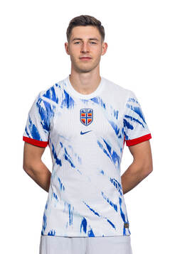Lasse Berg Johnsen of the Norwegian national football team
