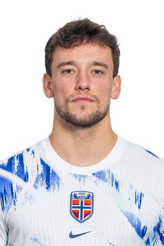 Colin Rösler of the Norwegian national football team poses