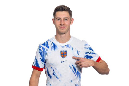 Lasse Berg Johnsen of the Norwegian national football team