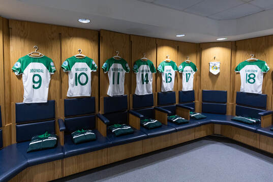 The dressing room of Hammarby
