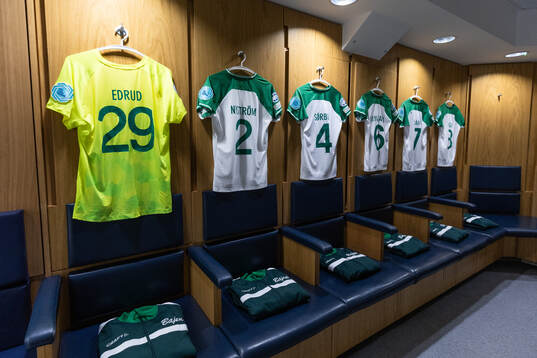 The dressing room of Hammarby