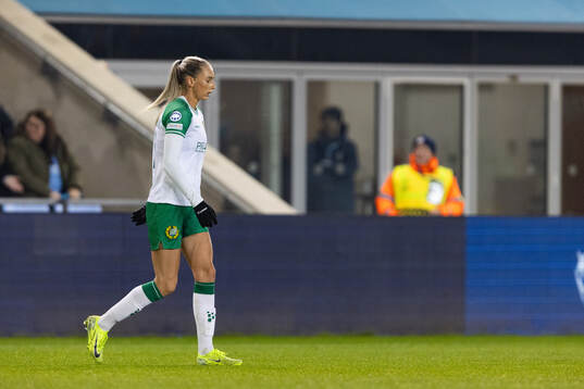 of Hammarby Ellen Wangerheim looks dejected