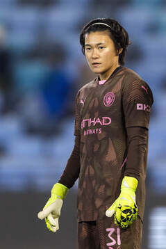 Goalkeeper Ayaka Yamashita of Manchester City