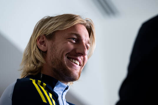 Emil Forsberg of the Swedish men's national football team