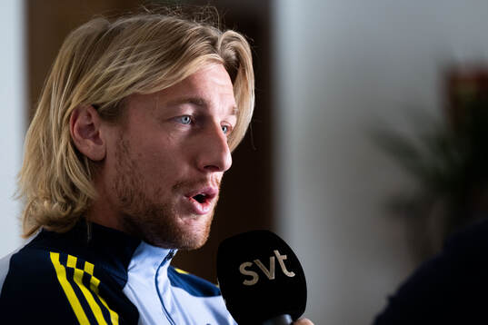 Emil Forsberg of the Swedish men's national football team