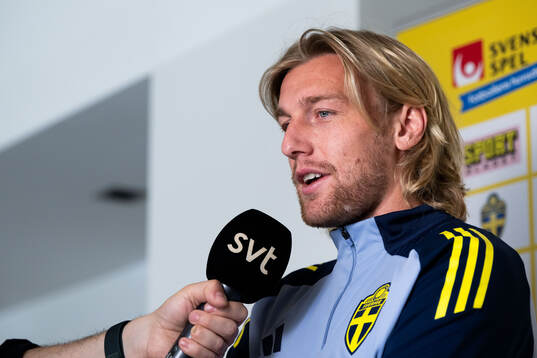 Emil Forsberg of the Swedish men's national football team