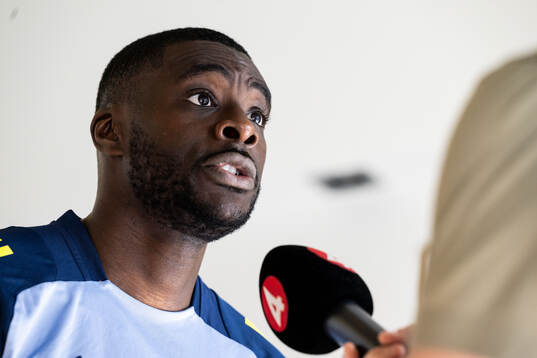 Ken Sema of the Swedish men's national football team