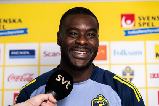 Ken Sema of the Swedish men's national football team