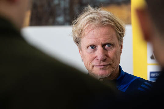 Stefan Pettersson, team manager of the Swedish men's