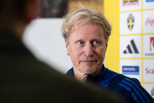 Stefan Pettersson, team manager of the Swedish men's