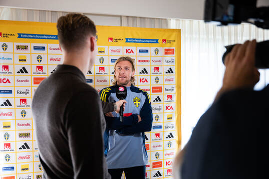 Emil Forsberg of the Swedish men's national football team