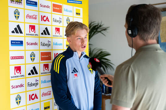 Daniel Svensson of the Swedish men's national football team