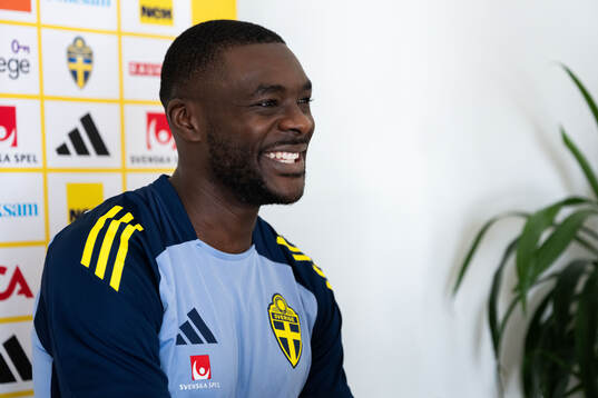 Ken Sema of the Swedish men's national football team