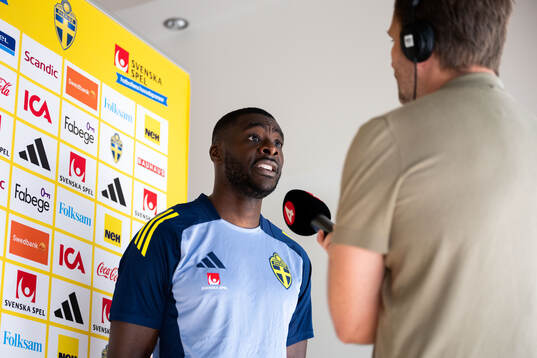 Ken Sema of the Swedish men's national football team