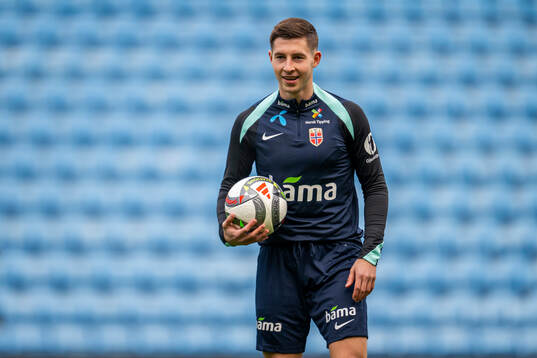 Lasse Berg Johnsen of the Norwegian national football team