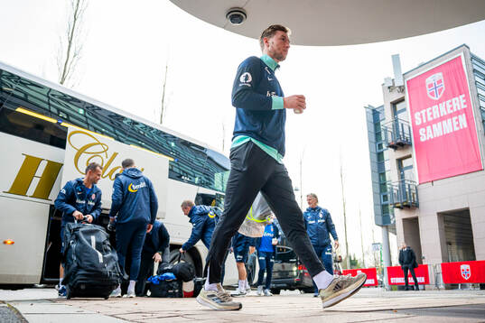 Goalkeeper Mathias Dyngeland of the Norwegian national