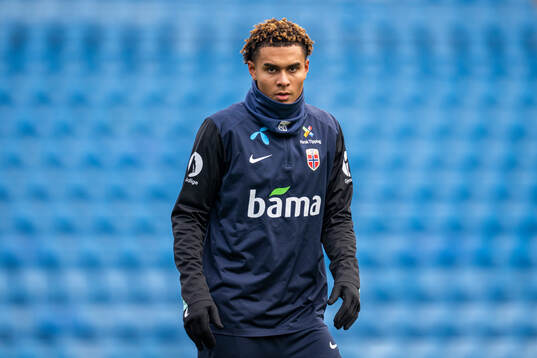 Antonio Nusa of the Norwegian national football team