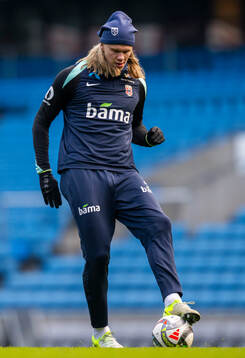 Erling Braut Haaland of the Norwegian national football team