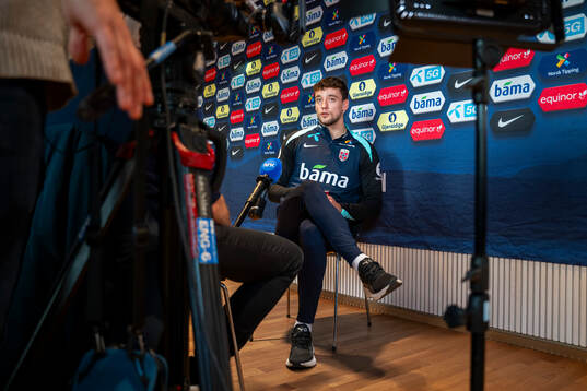 Colin Rösler of the Norwegian national football team